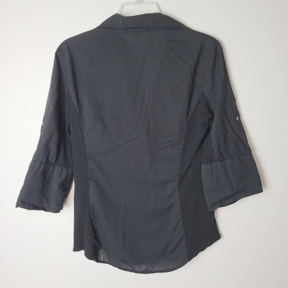 Standard James Perse Contrast Panel Button Shirt - Picture 3 of 9